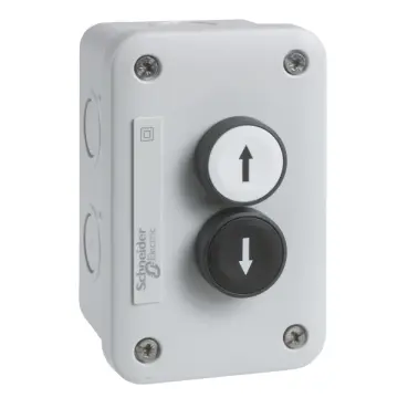 [XALE2221] Schneider control station XAL-E - white pushbutton 1 NO + black pusbutton 1 NO