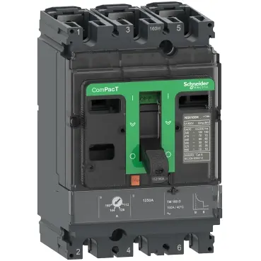 [C10V3TM050] Schneider Circuit breaker, ComPacT NSX100HB1, 75kA/690VAC, 3 poles, TMD trip unit 50A [C10V3TM050]