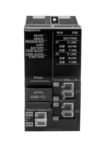[R08ENCPU] Mitsubishi PLC iQ-R Series; CPU, 80K steps, CC-Link IE