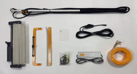 [X51-11.5] XYT X5 rolling brush cleaning machine Powered version 11.5m carbon fibre rod*1 680rmp Brushless cm rolling brush Head*1 Water barrier*1 Spray bracket*1 220V Power converter*1 9M Extension water and electricity cable*1 Instruction manual*1 Certificate*1 Machine Accessory kits*1 20m high pressure water pipe*1(free gift) International socket converter*1(free gift) [ X51-11.5]