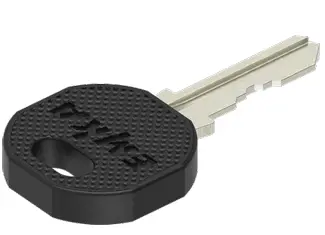 [1108-U00035] EMKA Key EK 333, Silver Steel W/Grip Polamide [1108-U00035]