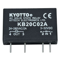 [KB20C02A] golink signaling KB Series_ Relay Solid State 32 Volt DC Input 2 Amp 280 Volt AC Output 4-Pin_ [KB20C02A]