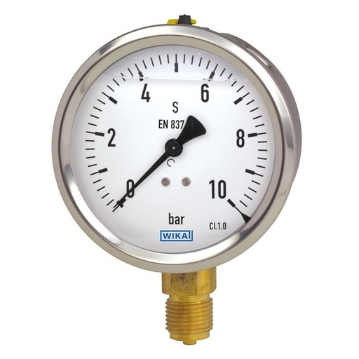 [213.53.063] Wika Sensors --_ Back 63mm Hydraulic Bourdon Tube Pressure Gauge - Asma Industrial Corporation_ [213.53.063]