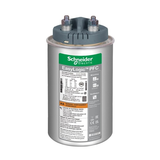 [BLRCS339A407B48] Schneider Capacitor  VarplusCan_ EasyCan Capacitor - 33.9/40.7 kvar - 480 V - 50/60Hz_ [BLRCS339A407B48]