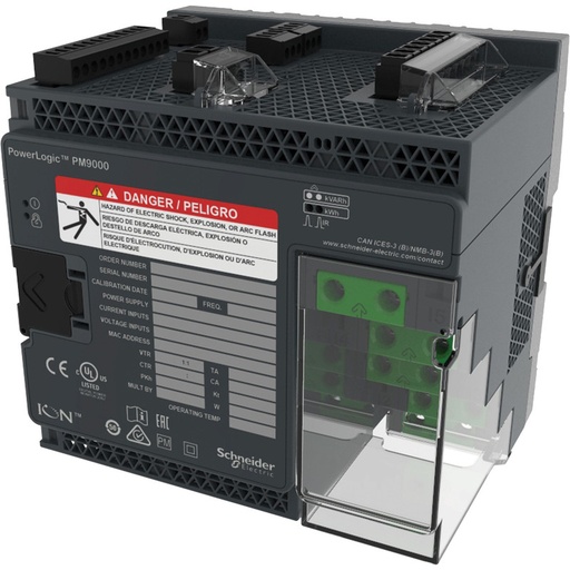 [METSEION95030] Schneider Meter ION9000_ PowerLogic™ ION9000T meter, HSTC, DIN mount, no display, HW kit_ [METSEION95030]