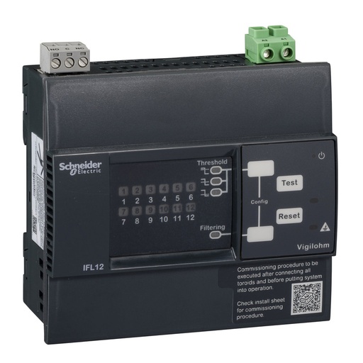 [IMDIFL12] Schneider Fault Locator Vigilohm_ VIGILOHM 12 CHANNEL FAULT LOCATOR - 100-440VAC/DC_ [IMDIFL12]