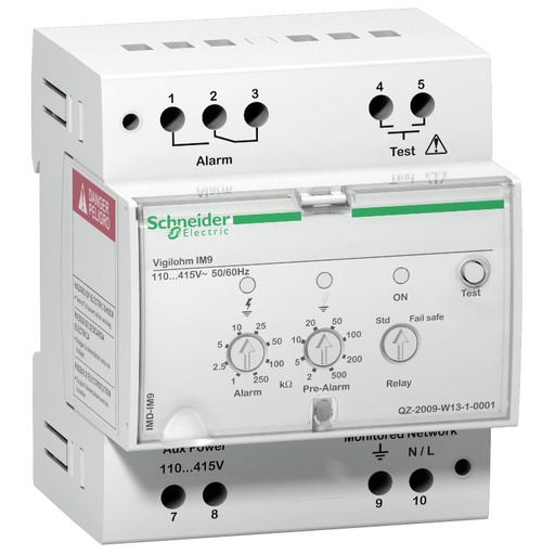 [IMD-IM9-OL] Schneider Display Vigilohm_ VIGILOHM IM9 - OL 110-415 V CA_ [IMD-IM9-OL]