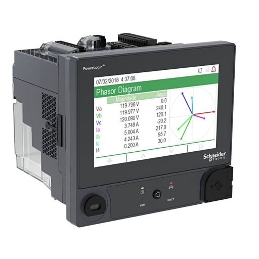 [METSEION92040] Schneider Meter ION9000_ PowerLogic™ ION9000 meter, DIN mount, 192 mm display, B2B adapter, HW kit_ [METSEION92040]