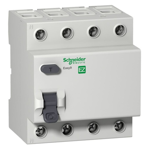 [EZ9R66440] Schneider Breaker Easy9 RCCBS_ Easy9 Residual Current Circuit Breaker - 4P - 40A - 300 mA - AC type - 400 V_ [EZ9R66440]