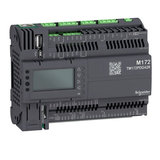 [TM172PDG42R] Schneider PLC Modicon M171/M172_ Modicon M172 Performance Display 42 I/Os, Ethernet, Modbus_ [TM172PDG42R]