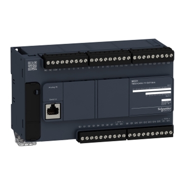[TM221C40U] Schneider PLC Modicon M221_ TM221C40U LOGIC CONTROLLER M221-40IO TR.NPN. The Modicon M221 logic controller offers best-in-class performance._ [TM221C40U]