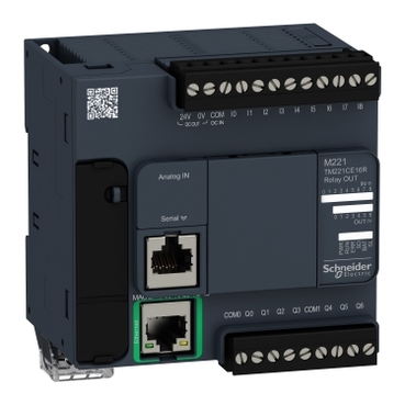 [TM221CE16R] Schneider PLC Modicon M221_ controller M221 16 IO relay Ethernet_ [TM221CE16R]