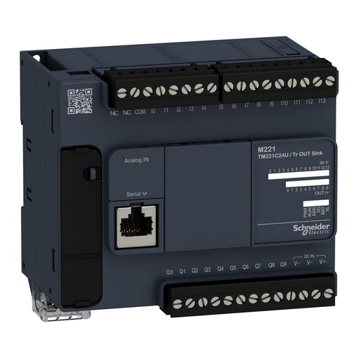 [TM221C24U] Schneider PLC Modicon M221_ CONTROLLER M221-24IO TR.NPN_ [TM221C24U]