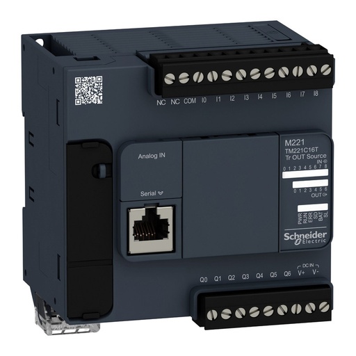 [TM221C16T] Schneider PLC Modicon M221_ controller M221 16 IO transistor PNP_ [TM221C16T]