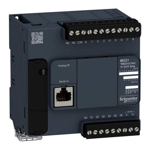 [TM221C16U] Schneider PLC Modicon M221_ CONTROLLER M221-16IO TR.NPN_ [TM221C16U]