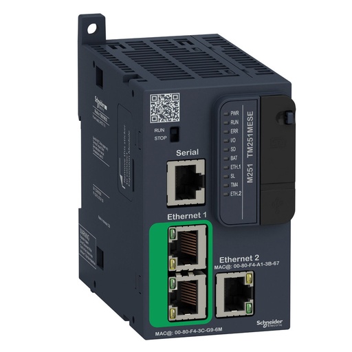 [TM251MESE] Schneider PLC Modicon M251_ Logic controller, Modicon M251, 2x Ethernet_ [TM251MESE]