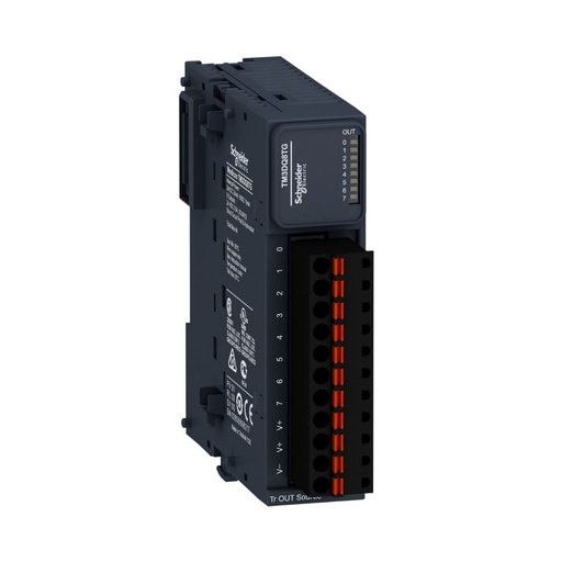 [TM3DQ8TG] Schneider PLC Modicon TM3_ module TM3 - 8 outputs transistor PNP spring_ [TM3DQ8TG]