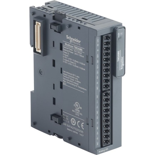 [TM3AM6] Schneider PLC Modicon M241_ module TM3 - 4 analog inputs and 2 analog outputs_ [TM3AM6]