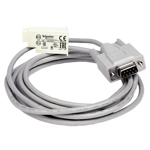[SR2CBL01] Schneider PLC Zelio Logic_ SUB-D 9-pin PC connecting cable - for smart relay Zelio Logic - 3 m_ [SR2CBL01]