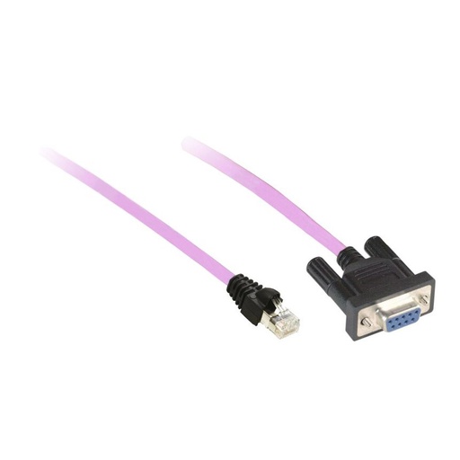 [TCSCCN4F3M1T] Schneider Ethernet Switch Twido_ CANopen cable - 1 x RJ45 - cable 1 m_ [TCSCCN4F3M1T]