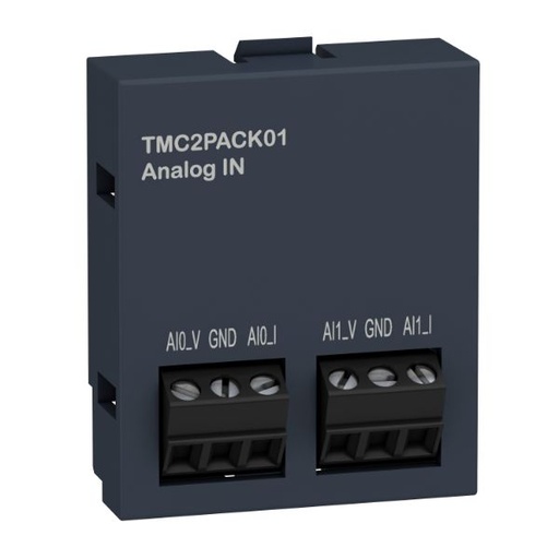 [TMC2PACK01] Schneider PLC Modicon M221_ cartridge M221 - packaging 2 analog inputs - I/O extension_ [TMC2PACK01]