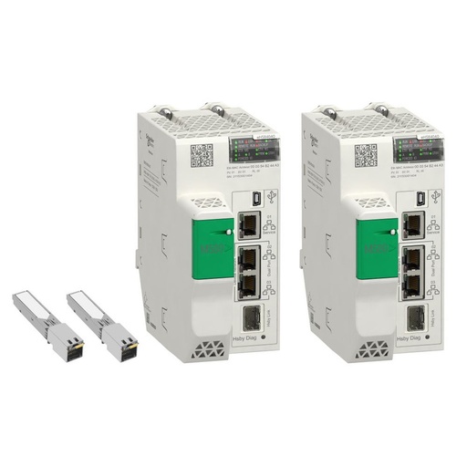 [BMEH584040K] Schneider PLC Modicon M580_ Modicon M580, Kit made of: 2x BMEH584040 + 2x 490NAC0100_ [BMEH584040K]