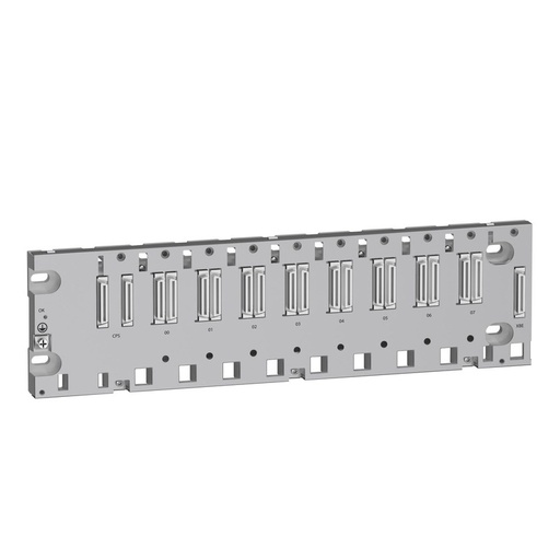 [BMEXBP0800H] Schneider PLC Modicon M580_ ruggedized rack X80 - 8 slots - Ethernet backplane_ [BMEXBP0800H]
