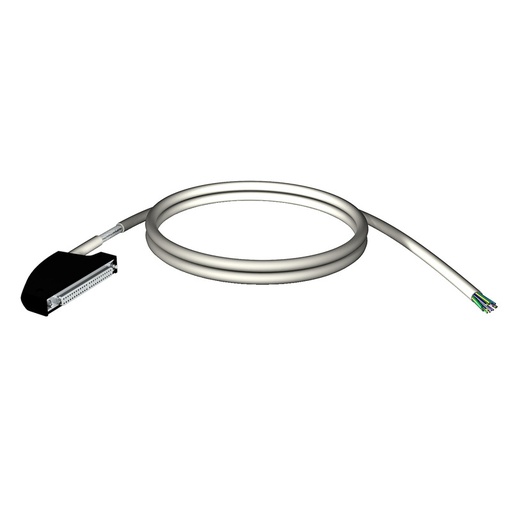 [BMXFCW501S] Schneider PLC Modicon M340_ shielded cord set - 40-way terminal - one end flying leads - for X80 I/O - 5 m_ [BMXFCW501S]