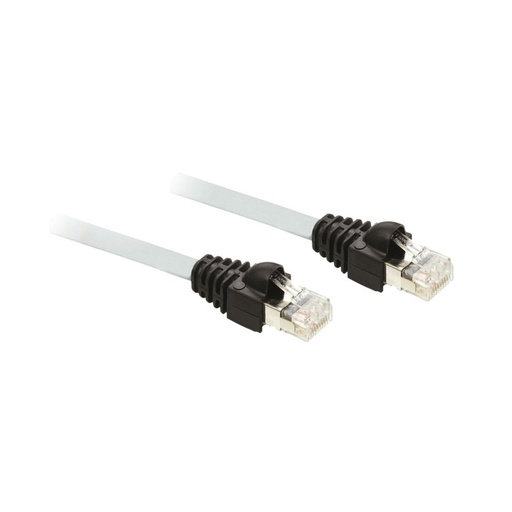 [490NTW00012U] Schneider PLC Modicon M580_ Ethernet ConneXium shielded twisted pair straight cord-12m-2connectorRJ45-UL/CSA_ [490NTW00012U]
