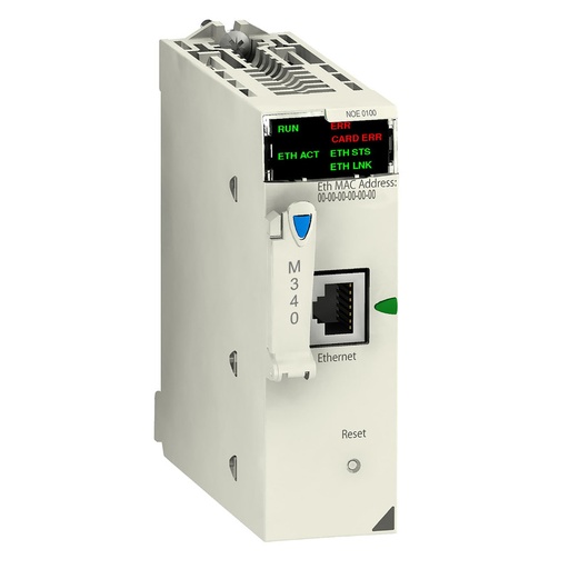 [BMXNOE0100] Schneider PLC Modicon M340_ Ethernet TCP/IP network module, Modicon M340 automation platform, flash memory card, 1 x RJ45 10/100_ [BMXNOE0100]