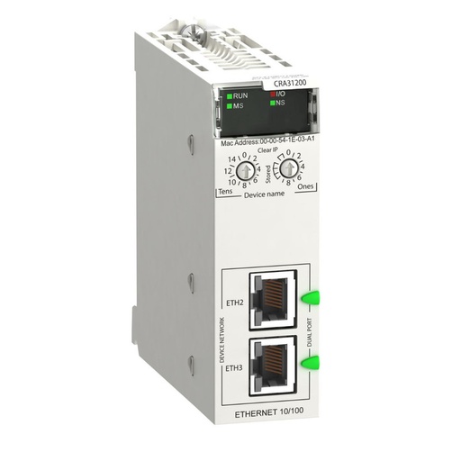 [BMXCRA31200] Schneider PLC Modicon M340_ Modicon X80 RIO Drop E/IP STD_ [BMXCRA31200]