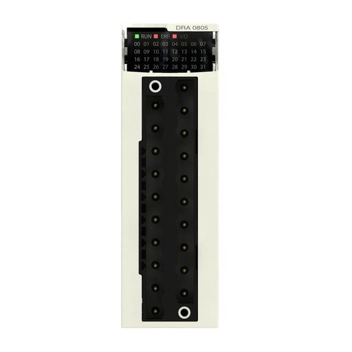 [BMXDRA0805H] Schneider PLC Modicon M340_ discrete output module X80 - 8 O relay - 12..24 V DC or 24..240 V AC - severe_ [BMXDRA0805H]