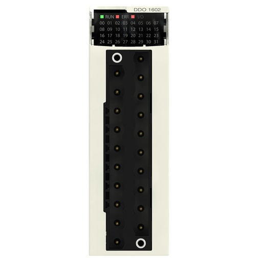 [BMXDDO1602] Schneider PLC Modicon M340_ discrete output module X80 - 16 outputs - solid state - 24 V DC positive_ [BMXDDO1602]