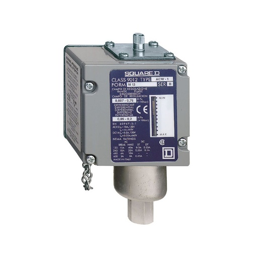 [ACW9M129012] Schneider Sensors OsiSense XM_ Pressure sensors XM, pressure switch ACW 18 bar, adjustable scale 2 thresholds, 1CO_ [ACW9M129012]