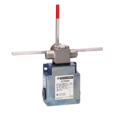 [XCKMR54D2H29] Schneider Sensors OsiSense XC Special_ Limit switch, Limit switches XC Standard, XCKMR, reverse head stay put crossed rods, 2x(2 NC), slow, M20_ [XCKMR54D2H29]