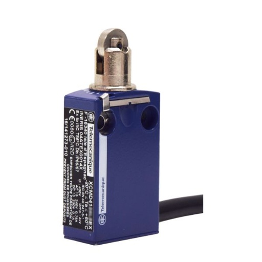 [XCMD4102L5EX] Schneider Sensors OsiSense XC Standard_ Limit switch, Limit switches XC Standard, XCMD, roller plunger, 2NC + 2 NO, ATEX/IECEx_ [XCMD4102L5EX]
