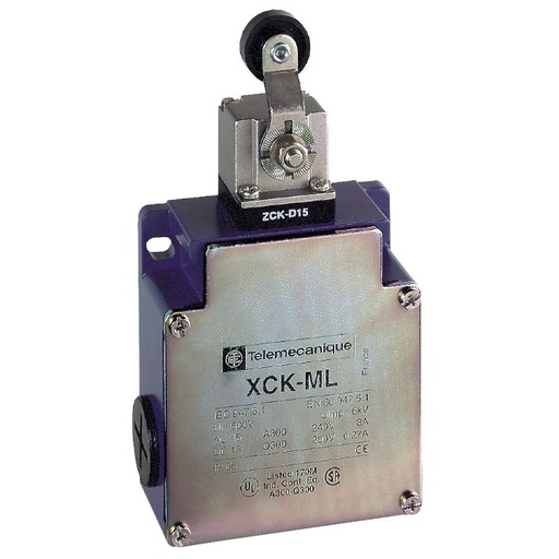 [XCKML115H29] Schneider Sensors OsiSense XC Standard_ limit switch XCKML - thermoplastic roller lever - 2x(1NC+1NO) - snap - M20_ [XCKML115H29]
