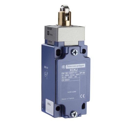 [XCKJ561H29] Schneider Sensors OsiSense XC Standard_ Limit switch, Limit switches XC Standard, XCKJ, metal end plunger, 1NC+1 NO, slow break, M20_ [XCKJ561H29]
