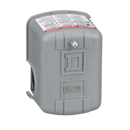 [9013FSG2J24] Schneider Sensors Nema Pressure Switches_ Square D Pumptrol, water pump switch 9013FS, adjustable diff., 40 60 PSI_ [9013FSG2J24]