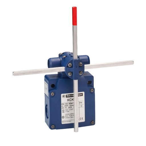 [XCKVR44D1H29] Schneider Sensors OsiSense XC Special_ Limit switch, Limit switches XC Standard, XCKVR, stay put crossed rods lever 6 mm, 2x(NC+NO), slow, M20_ [XCKVR44D1H29]