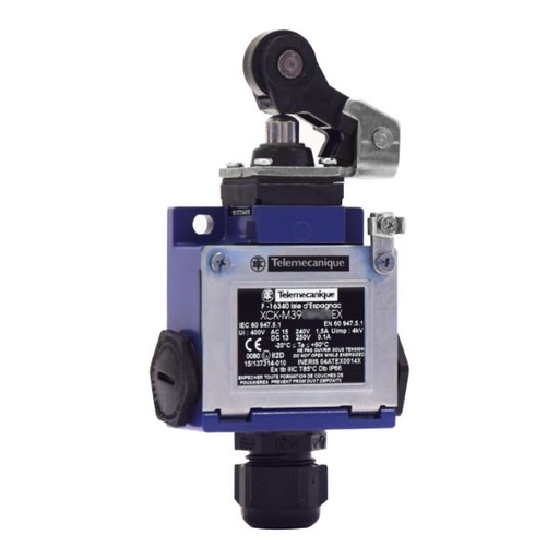 [XCKM3921H29EX] Schneider Sensors Osiswitch - ATEX D_ Limit switch, Limit switches XC Standard, XCKM, roller lever plunger, 2NC + NO, ATEX/IECEx_ [XCKM3921H29EX]