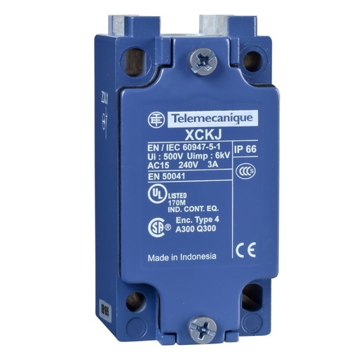 [ZCKJ4] Schneider Sensors OsiSense XC Standard_ limit switch body ZCKJ - fixed - w/o display - 2C/O - snap action - Pg13_ [ZCKJ4]