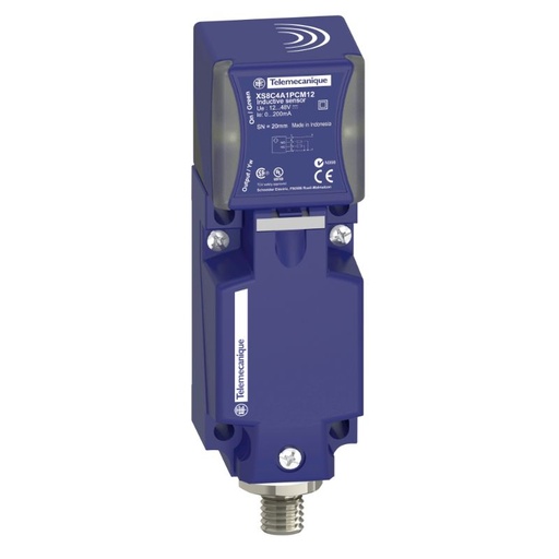 [XS8C4A1PCM12] Schneider Sensors Osisense XS & XT_ inductive sensor XS8 40x40x117 - PBT - Sn20 mm - 12..48VDC - M12_ [XS8C4A1PCM12]