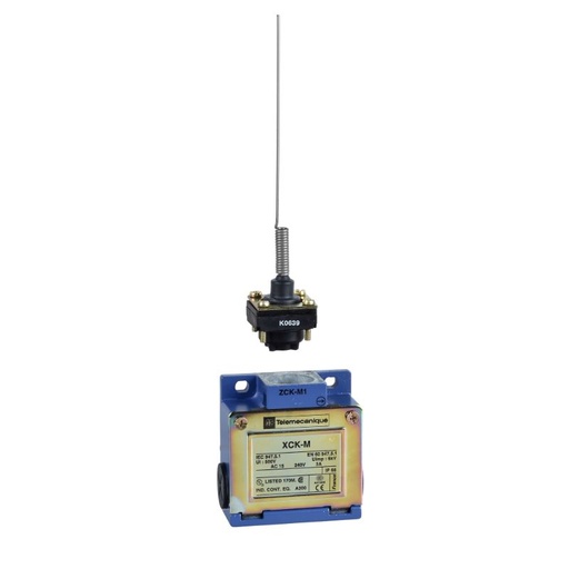 [XCKM106H29] Schneider Sensors OsiSense XC Standard_ Limit switch, Limit switches XC Standard, XCKM, cats whisker, 1NC+1 NO, snap action, M20_ [XCKM106H29]