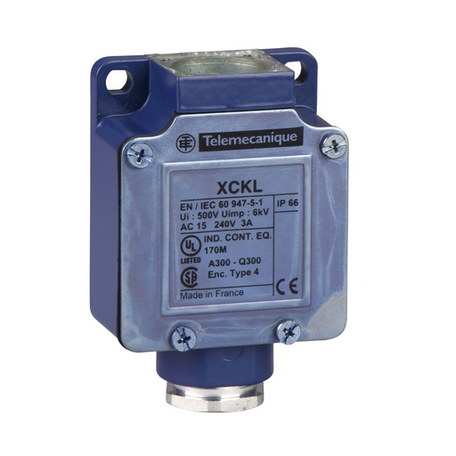 [ZCKL1] Schneider Sensors OsiSense XC Standard_ limit switch body ZCKL - 1NC+1NO - snap action - Cable gland include_ [ZCKL1]