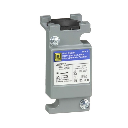 [9007CO54] Schneider Sensors Nema Limit Switches_ LIMIT SWITCH PLUG IN UNIT 600V 10A C_ [9007CO54]