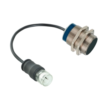 [XS630B1PAL01G] Schneider Sensors Osisense XS & XT_ Inductive proximity sensors XS, inductive sensor XS6 M30, L62mm, brass, Sn15mm, 12...48 VDC, M18 0.15 m_ [XS630B1PAL01G]