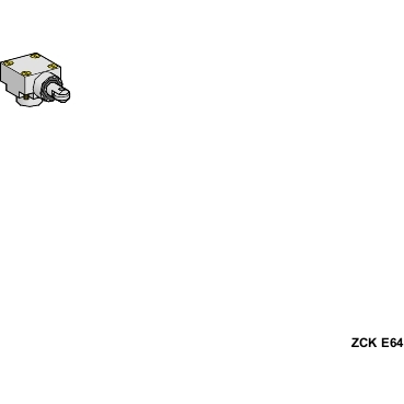 [ZCKE64] Schneider Sensors OsiSense XC Standard_ limit switch head ZCKE - metal side plunger with horizontal roller_ [ZCKE64]