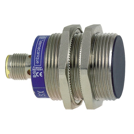 [XS1N30PC410D] Schneider Sensors Osisense XS & XT_ inductive sensor XS1 M30 - L53mm - brass - Sn10mm - 12..24VDC - M12_ [XS1N30PC410D]