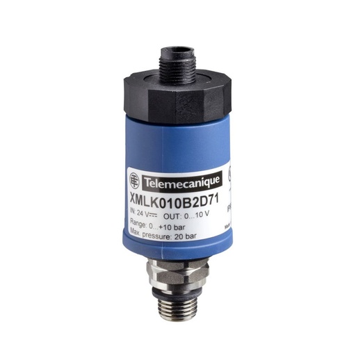 [XMLK010B2D71] Schneider Sensors OsiSense XM_ pressure sensor XMLK - 0..10bar - G 1/4A - 0..10V - M12 - set of 1_ [XMLK010B2D71]